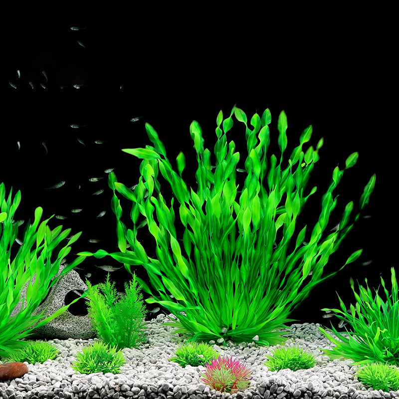 Aquarium Plant Seeds - 13/23/32/36/40cm 수족관 인공 식물 녹색 수중