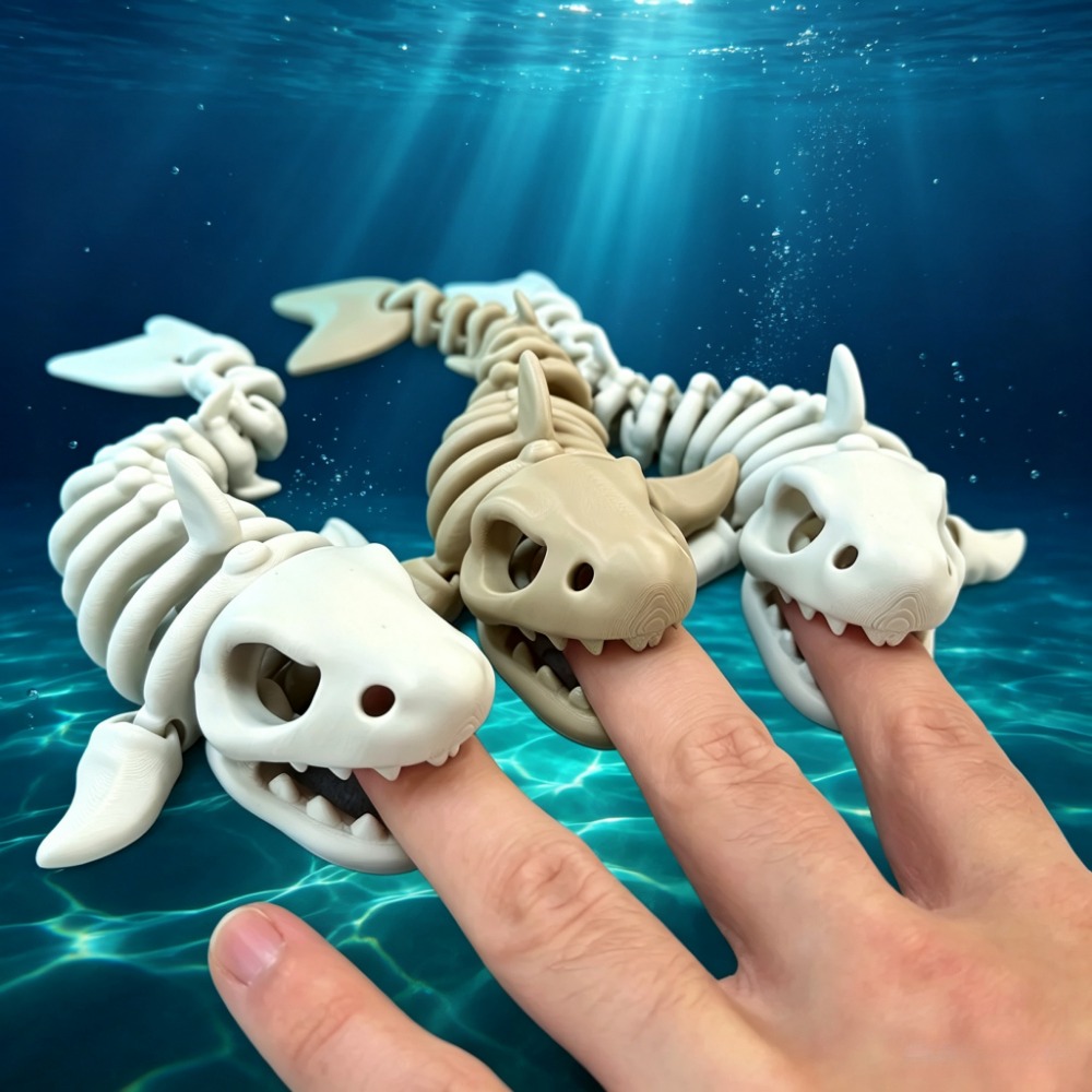 Aquarium Planting Ideas - 상어 뼈대 수족관 장식품 관절형 장식품