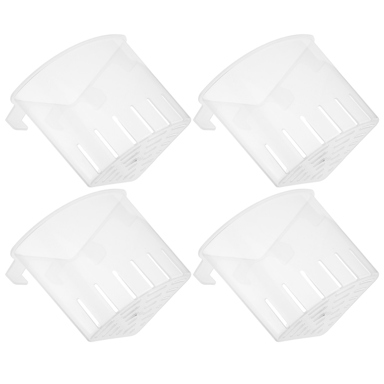 Aquarium Plant Holder - 4개입 수족관 걸이형 코너 식물 홀더
