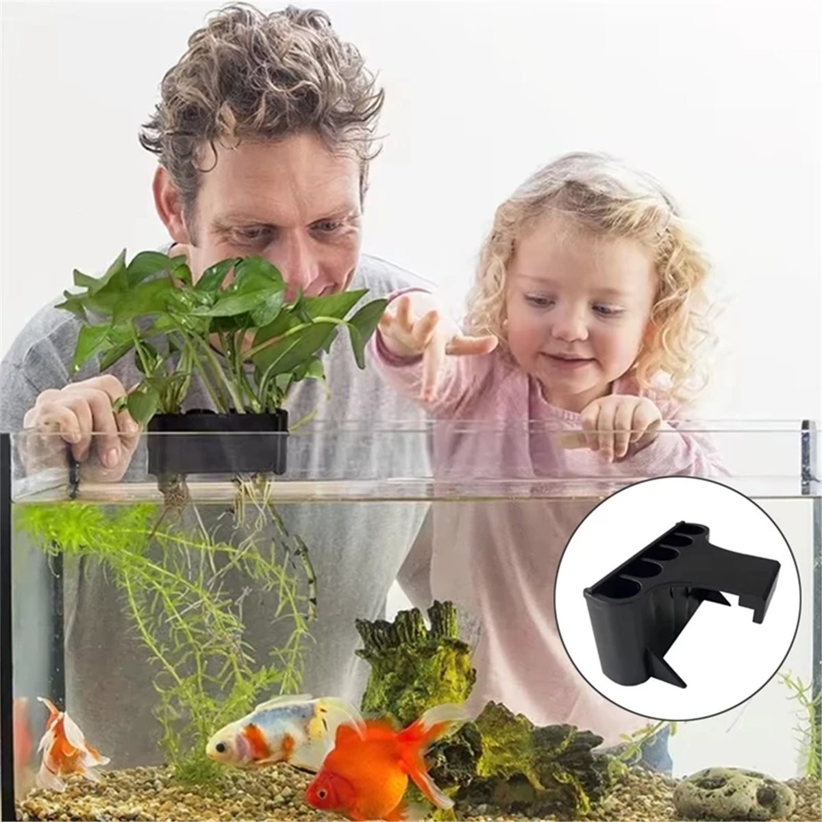 Emersed Plants Aquarium - (ABAB) 수족관 식물 홀더 수족관 걸이식