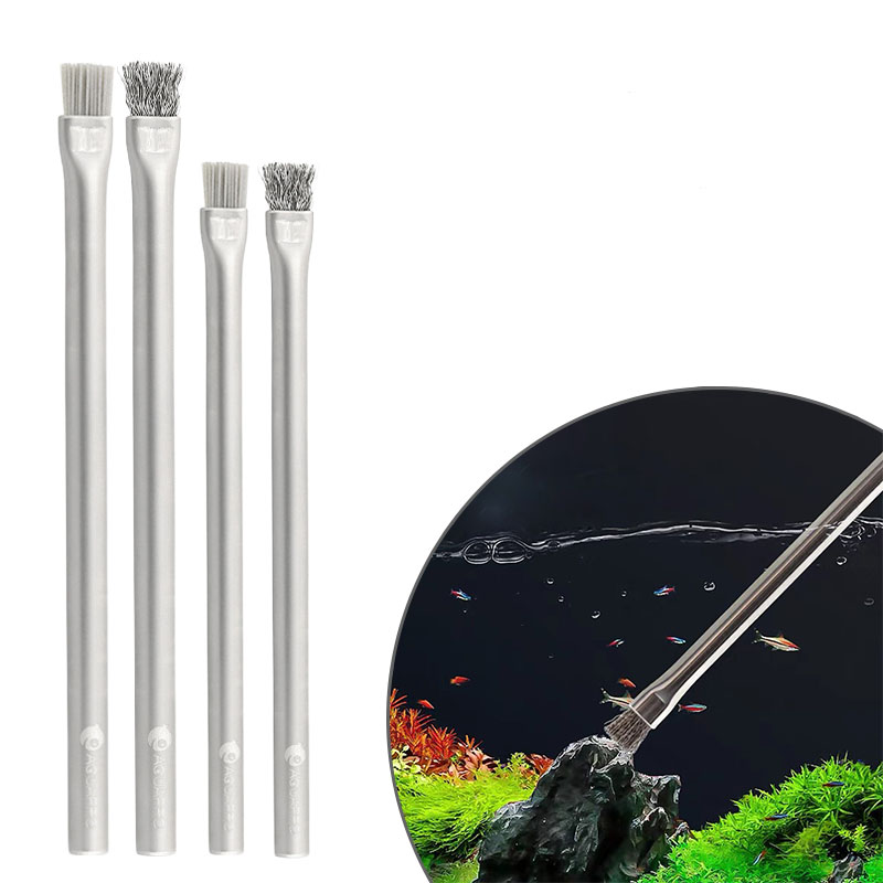 Planted Aquarium Algae Remover - Aquapro 조류 브러시 청소 브러시 ​​물고기