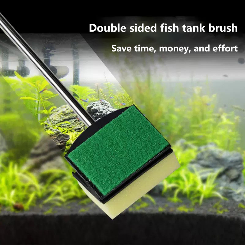 Planted Aquarium Algae Remover - @*수족관 어항 유리창 청소 브러쉬, 물