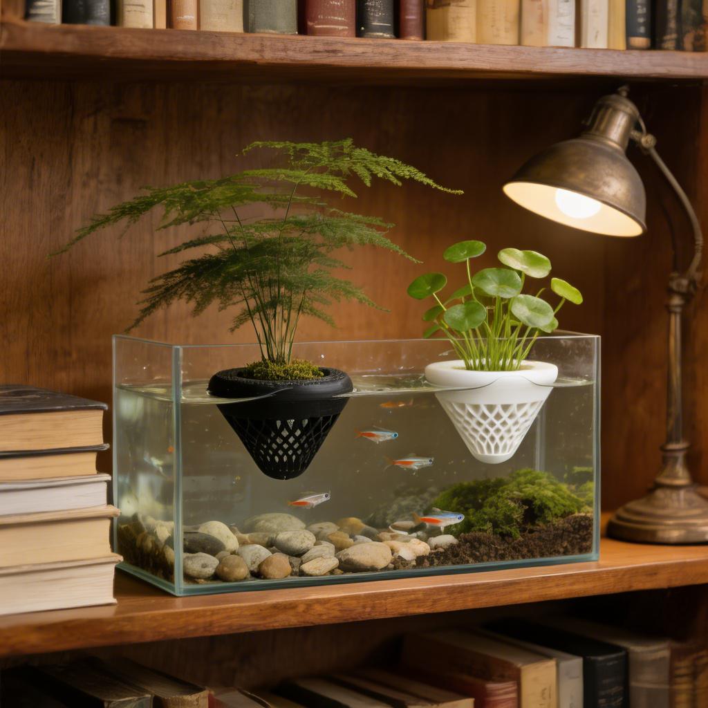 2PCS 플로팅 수족관 식물 홀더, 물고기 탱크용 걸이 - Aquarium Plant Holder 리뷰 및 가격