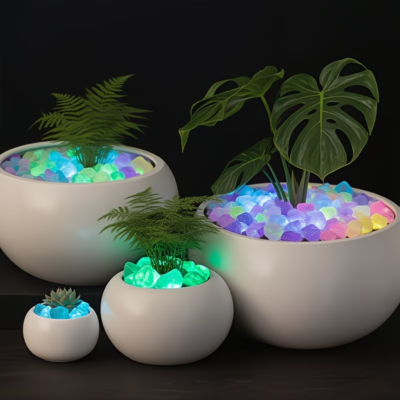 300PCS 빛나는 조약돌 세트, 0.9-1.5cm 수 - Aquarium Planting Ideas 리뷰 및 가격