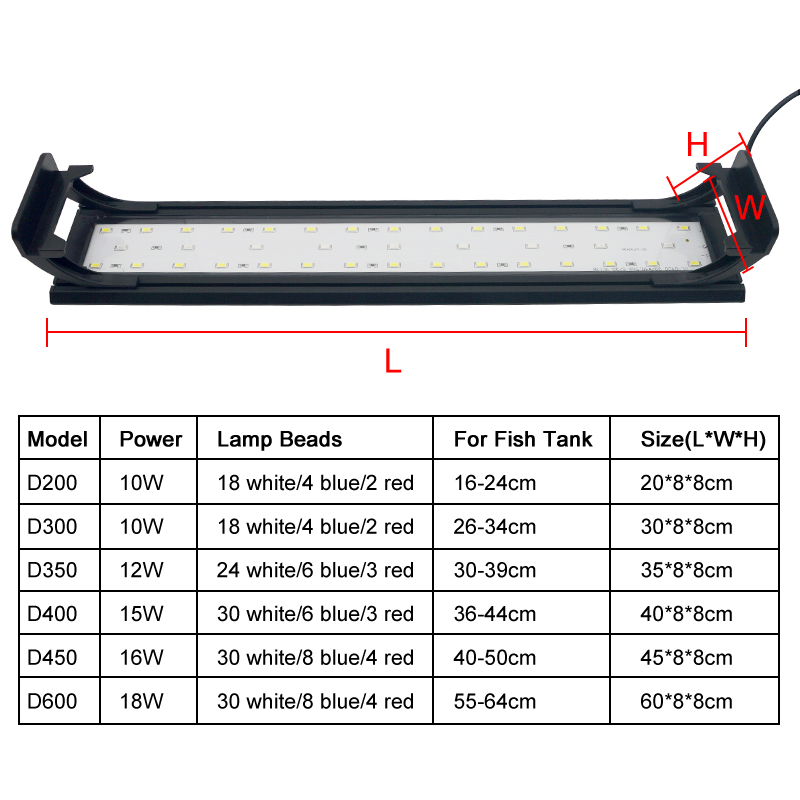 16-64CM 물고기 탱크에 대 한 수족관 LED 빛  - Aquarium Planted Tank Fertilizer 리뷰 및 가격