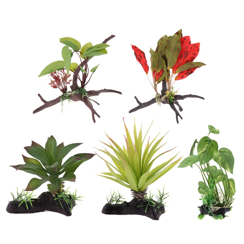 파충류 테라리움 식물 인공 정글 덩굴 장식 용품 파충류 - Planted Aquarium Jungle 리뷰 및 가격