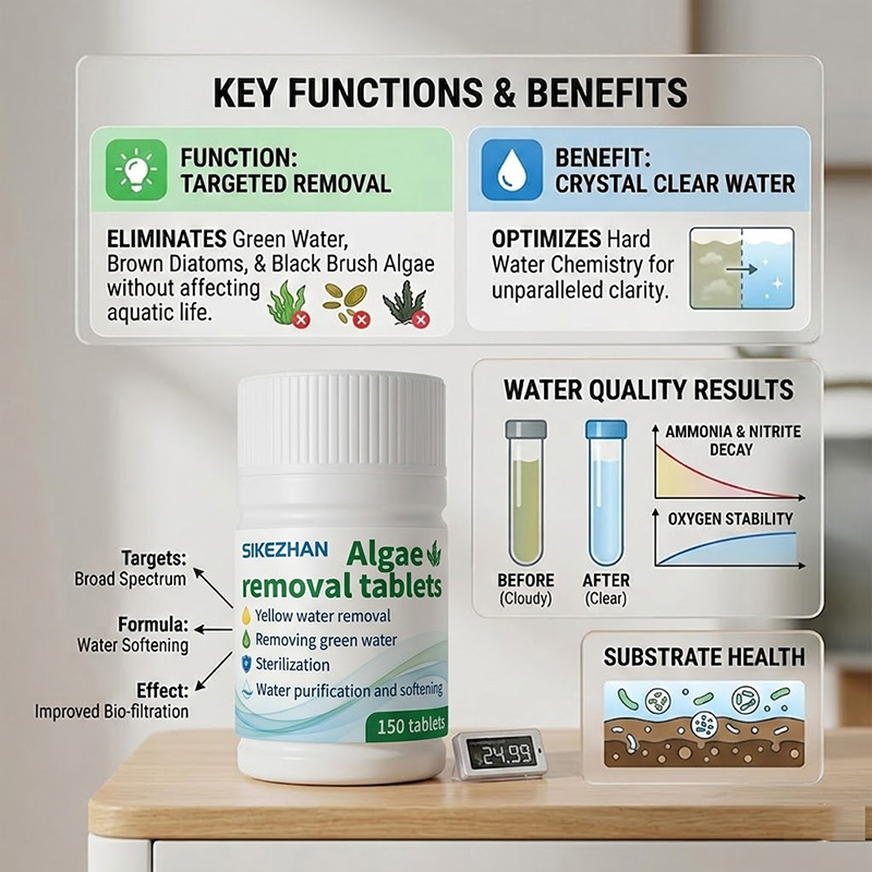 빠른 조류 제거제 정제 어항 물 정화제 청소 블록 수생 - Planted Aquarium Algae Remover 리뷰 및 가격