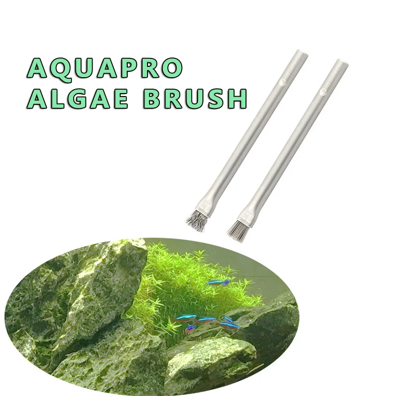 Aquapro 조류 브러시 청소 브러시 ​​물고기 탱크 - Planted Aquarium Algae Remover 리뷰 및 가격