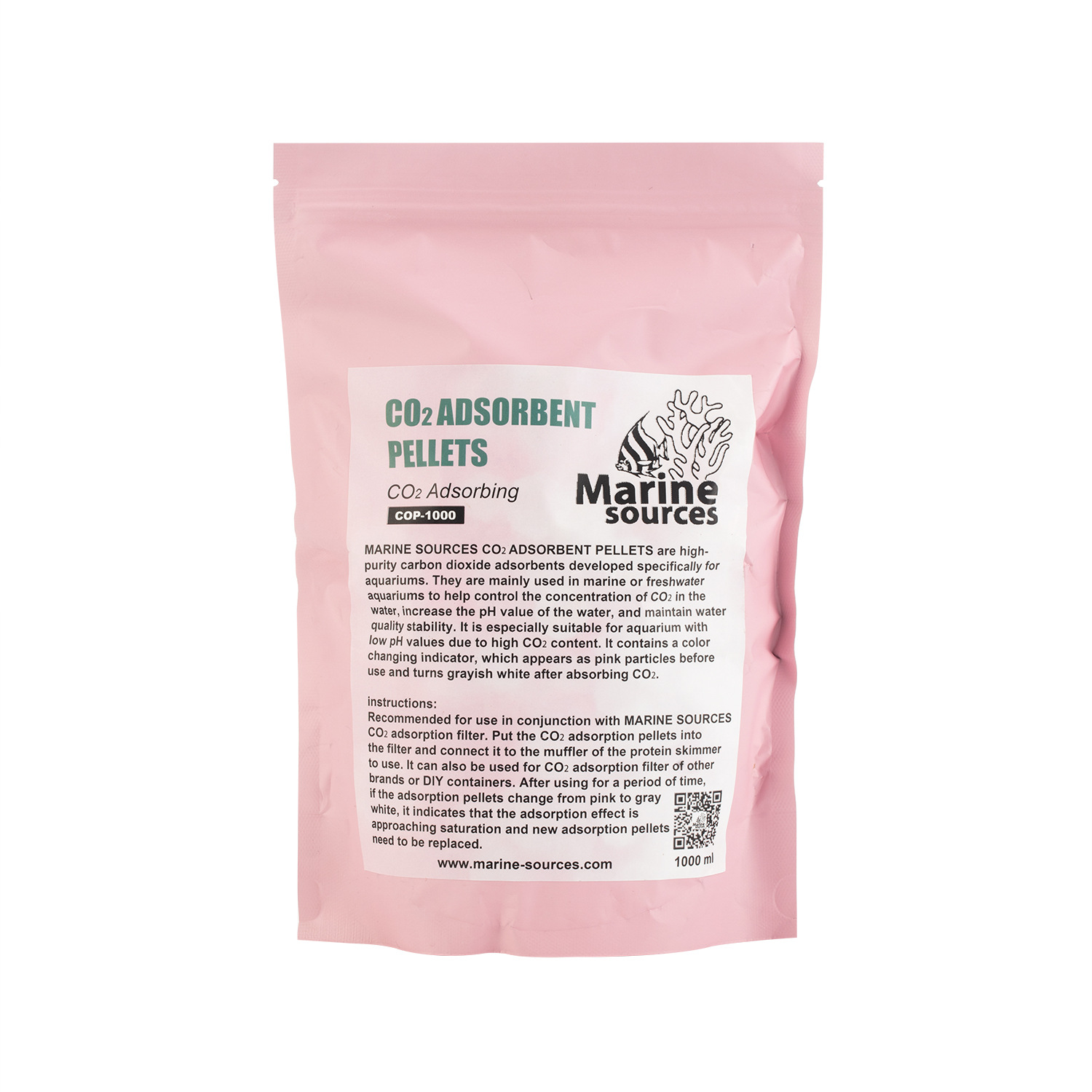 마린 소스 1000ml CO2 흡수제 - 색상 변화 지 - Planted Aquarium Ph 리뷰 및 가격
