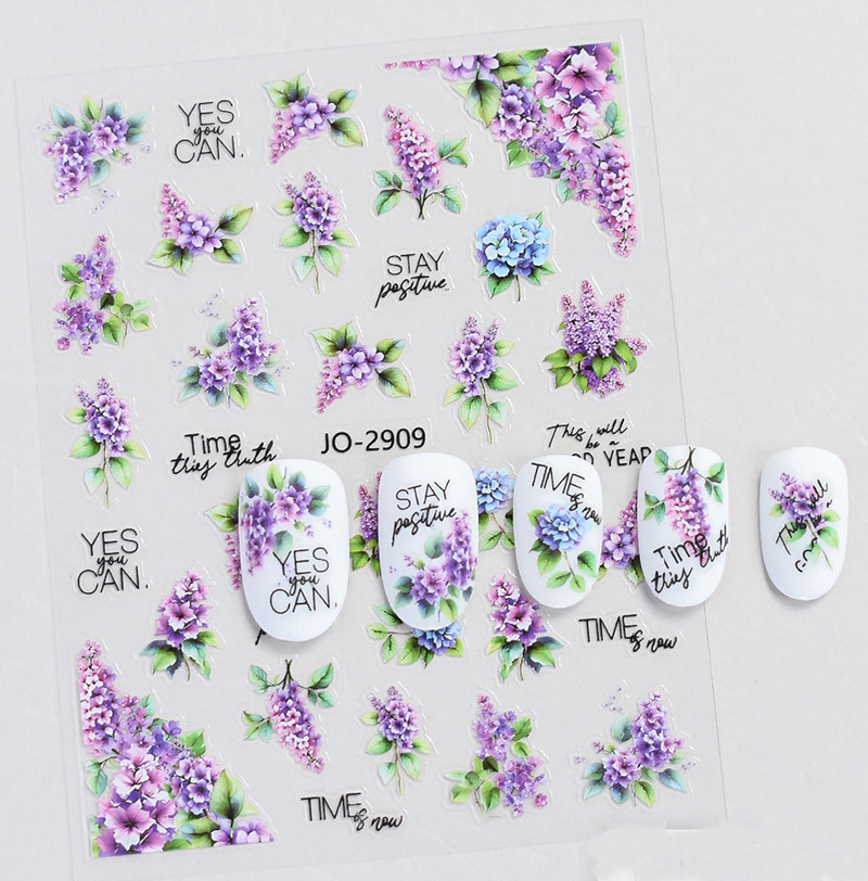 3D 네일 아트 데칼 봄 꽃무늬 바이올렛 라벤더 퍼플  - Tissue Culture Plant 리뷰 및 가격