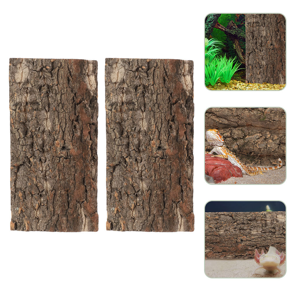 파충류 탱크용 테라리움 코르크 나무껍질 2개, 천연 나 - Aquarium Planting Ideas 리뷰 및 가격