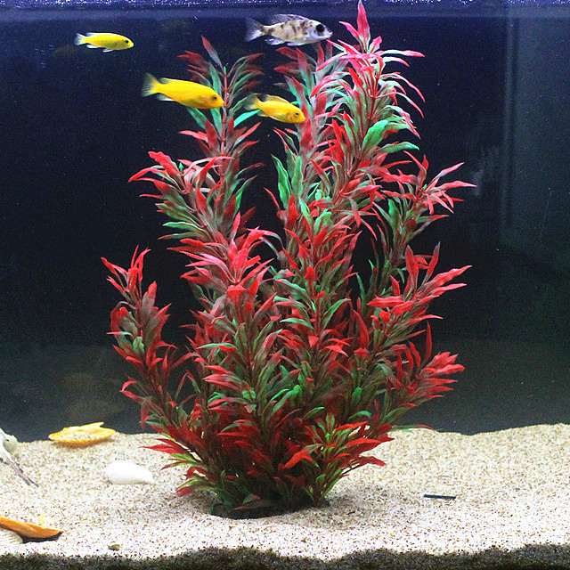 50CM 인조 어항 희귀 식물 수족관 가짜 대나무 잎  - Aquarium Planting Ideas 리뷰 및 가격